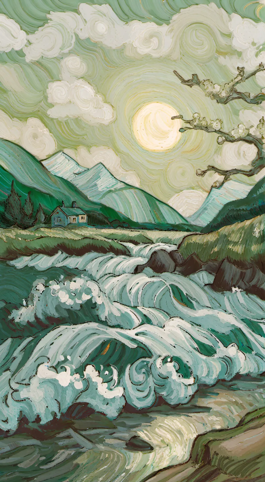 ai character: MHA bar background