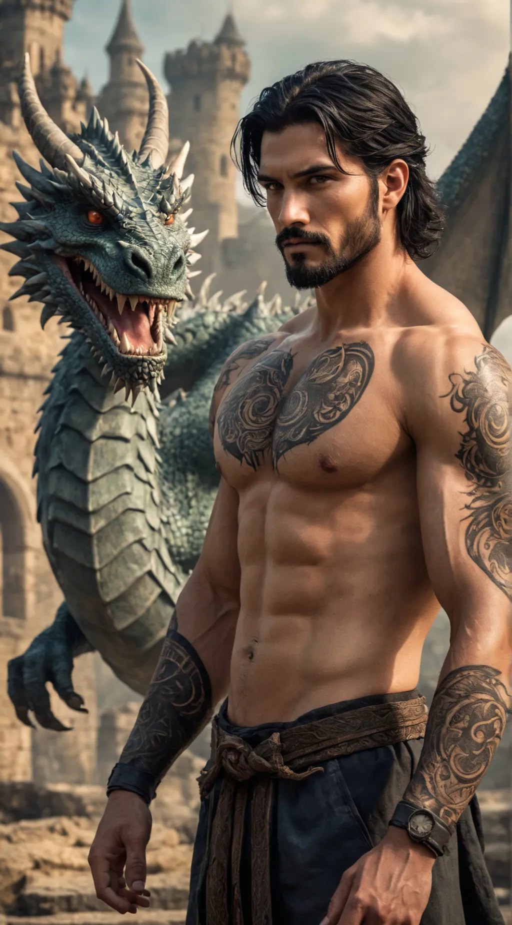 ai character: Drake background