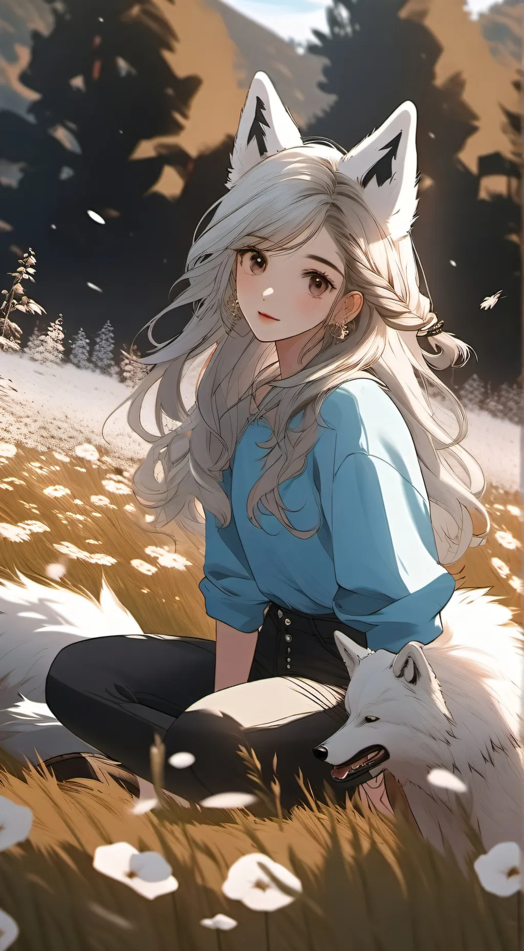 ai character: LunaStorm background