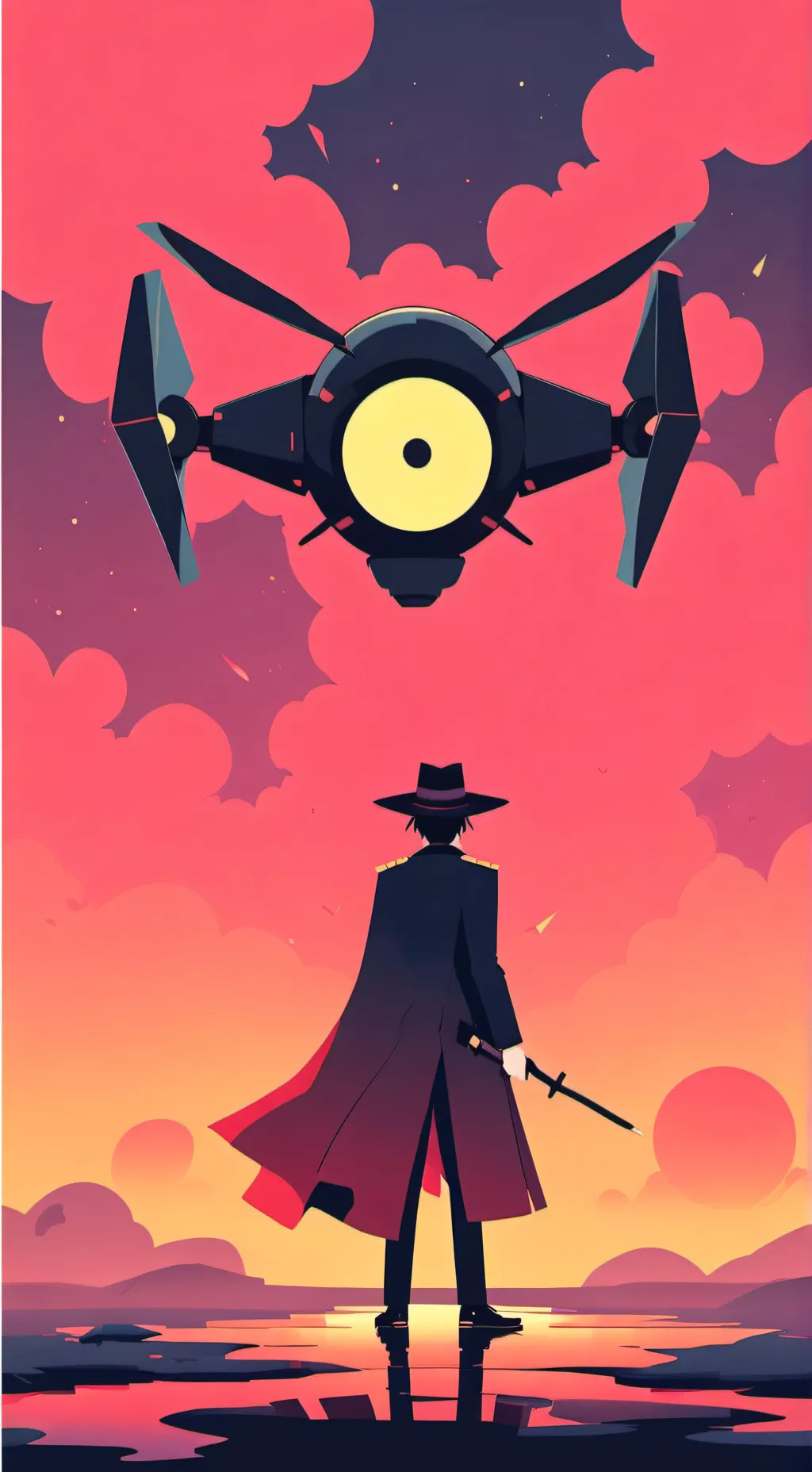 ai character: Md vs Bill part 2 background