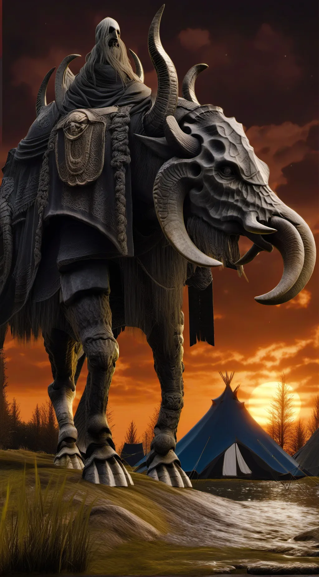 ai character: mdAppalachian mt. background