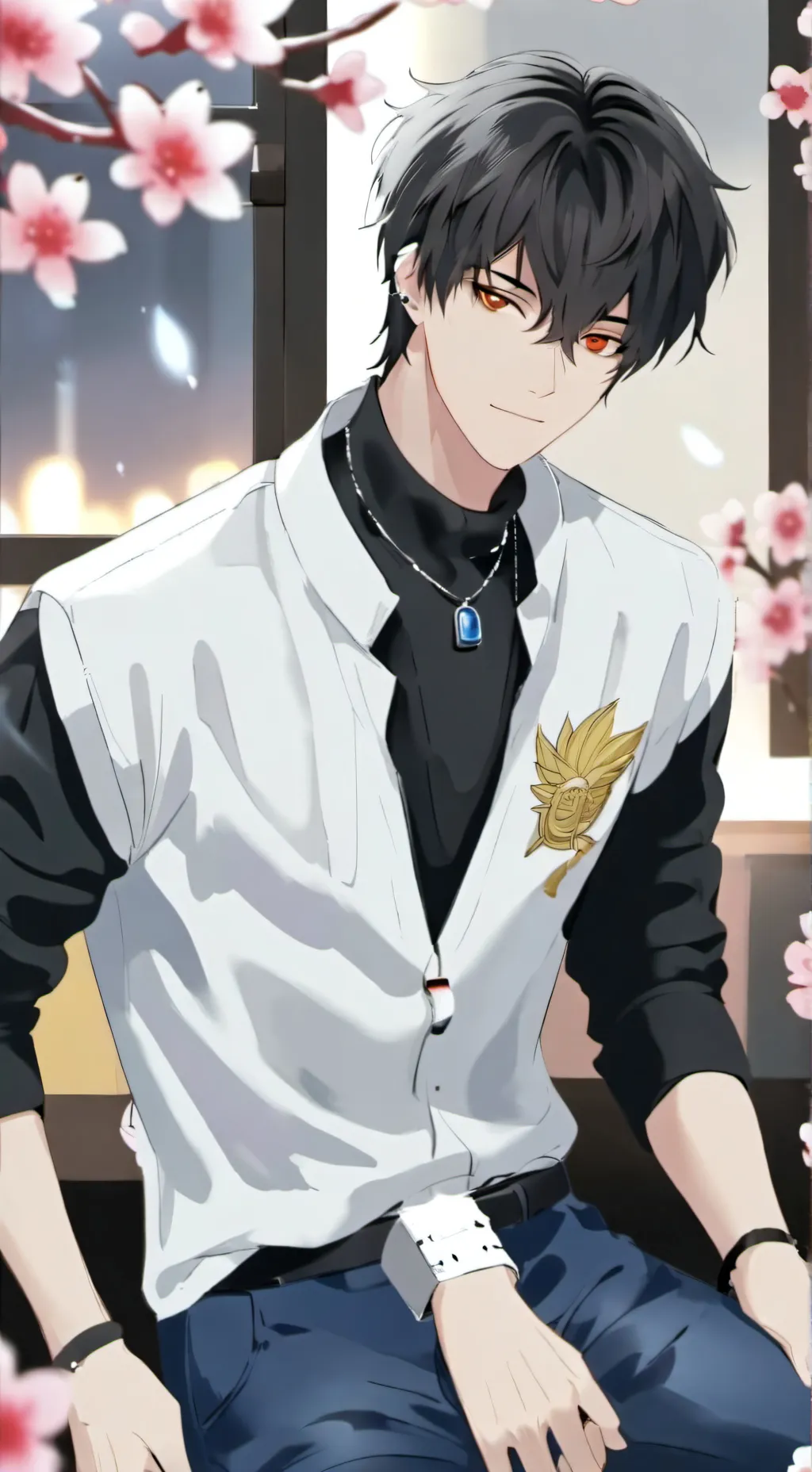 ai character: Axwell  background