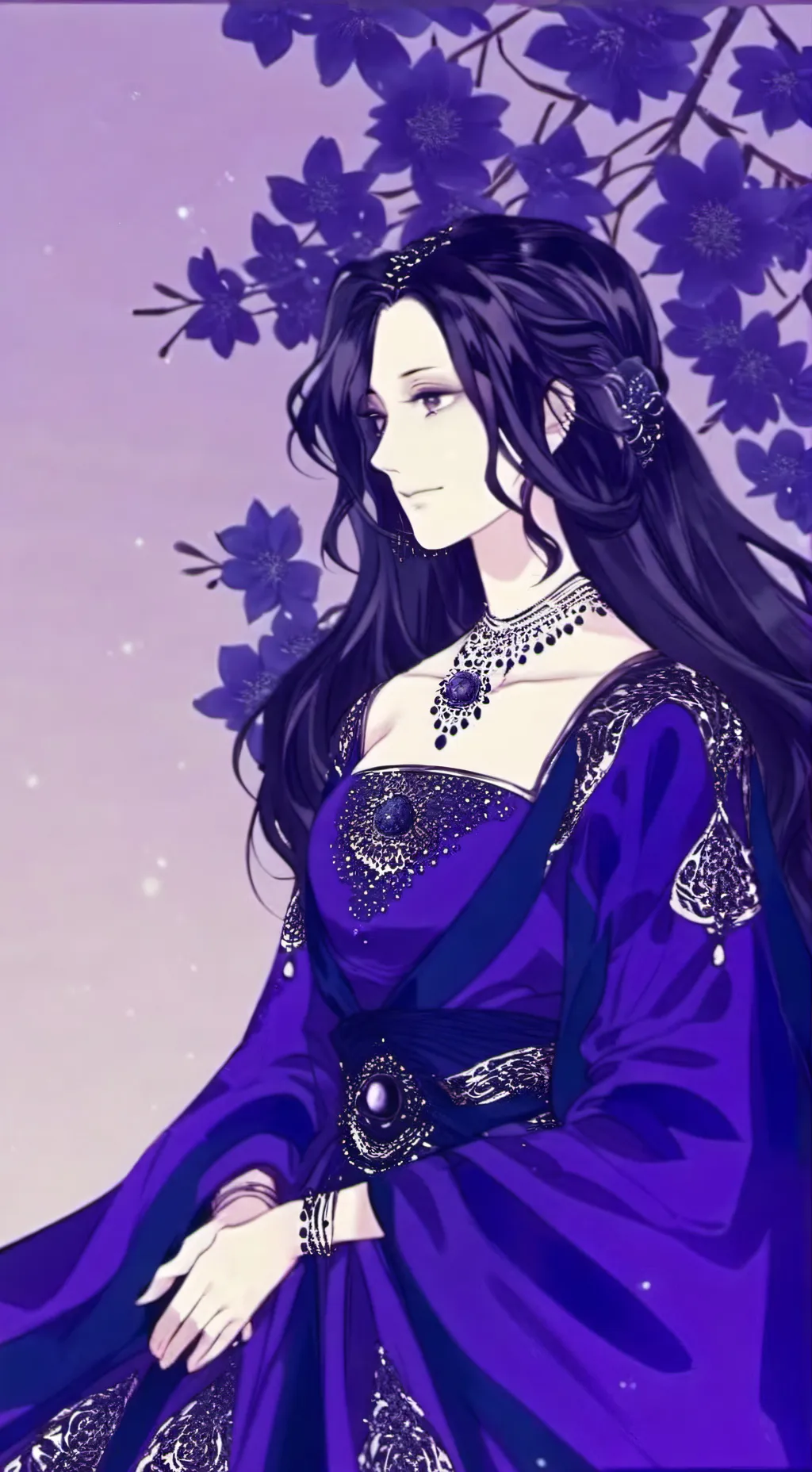 ai character: Novia de Muzan background