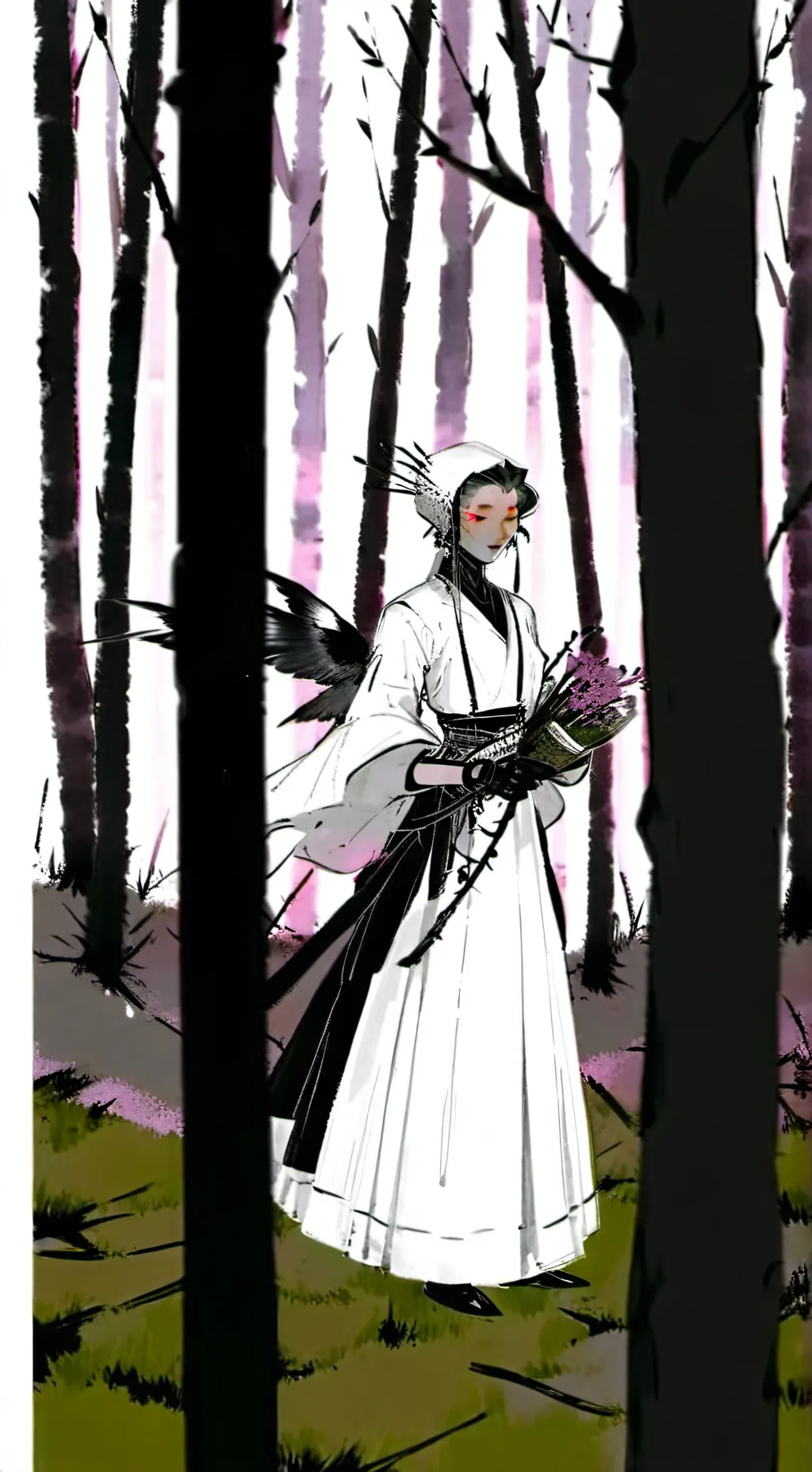 ai character: N J V Uzi y tu 🌩🥀 background