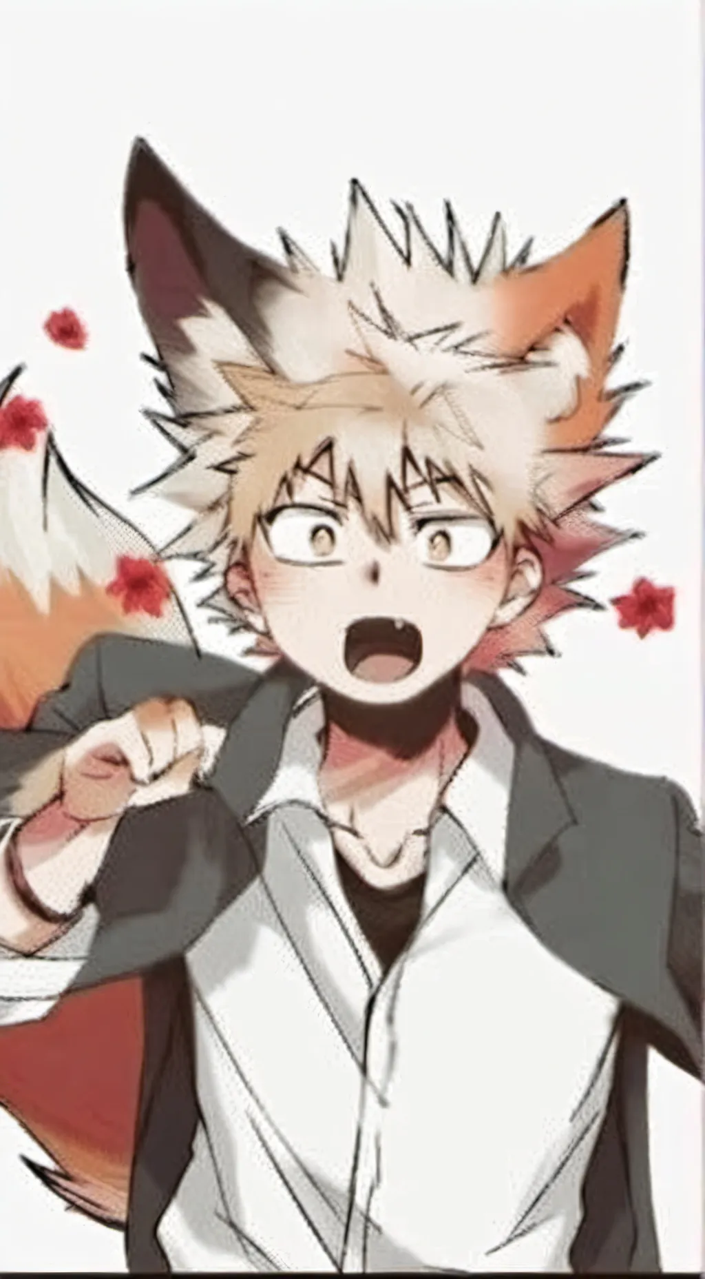 ai character: bakugo  background