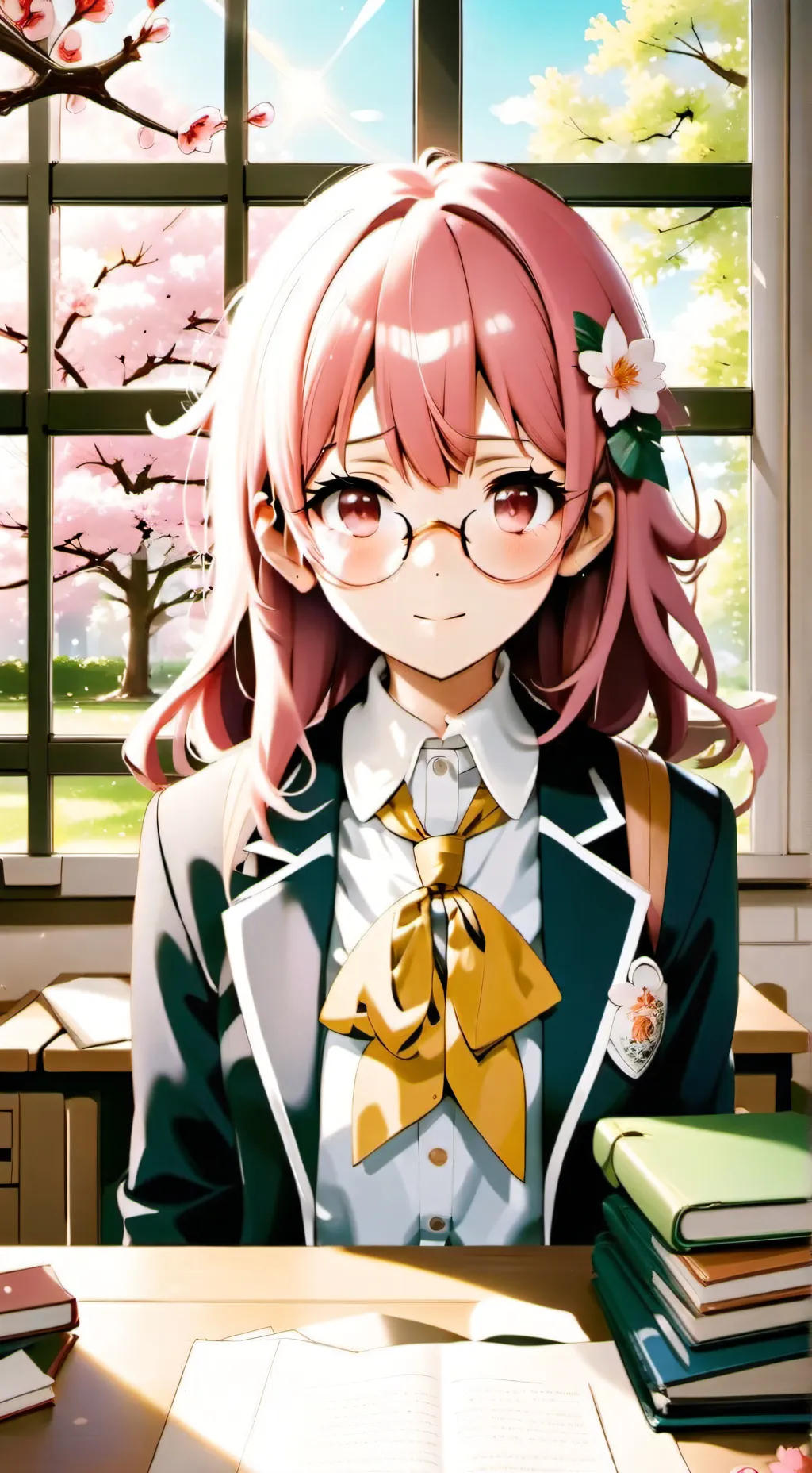 ai character: Kaori background