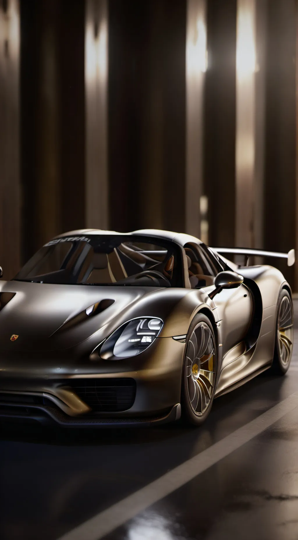ai character: Porsche 918 Spyder background