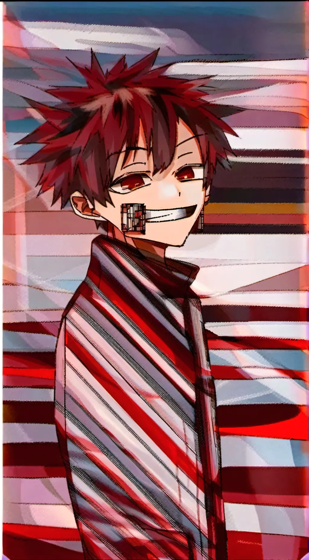 ai character: TBHK SLEEPOVER background