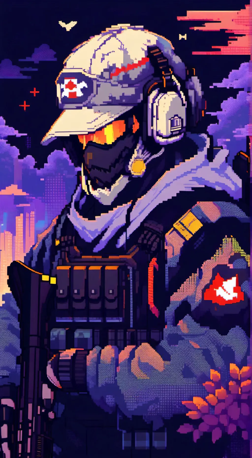 ai character: ghost background