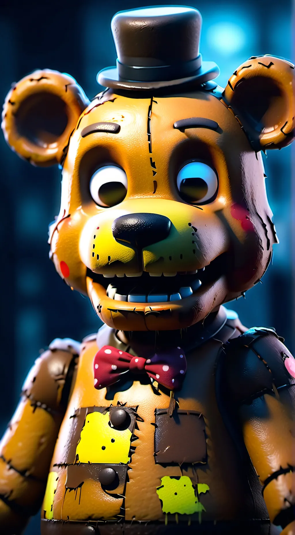 ai character: Withered Freddy background