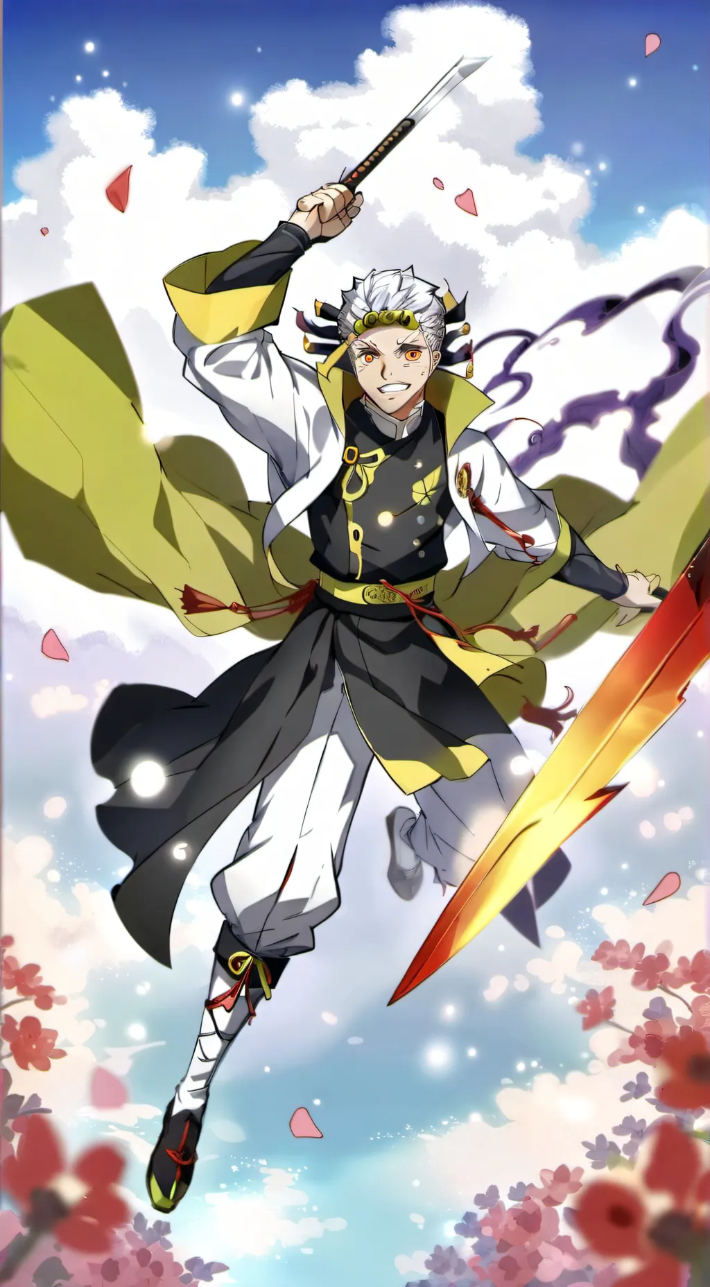 ai character: Demon Slayer  background