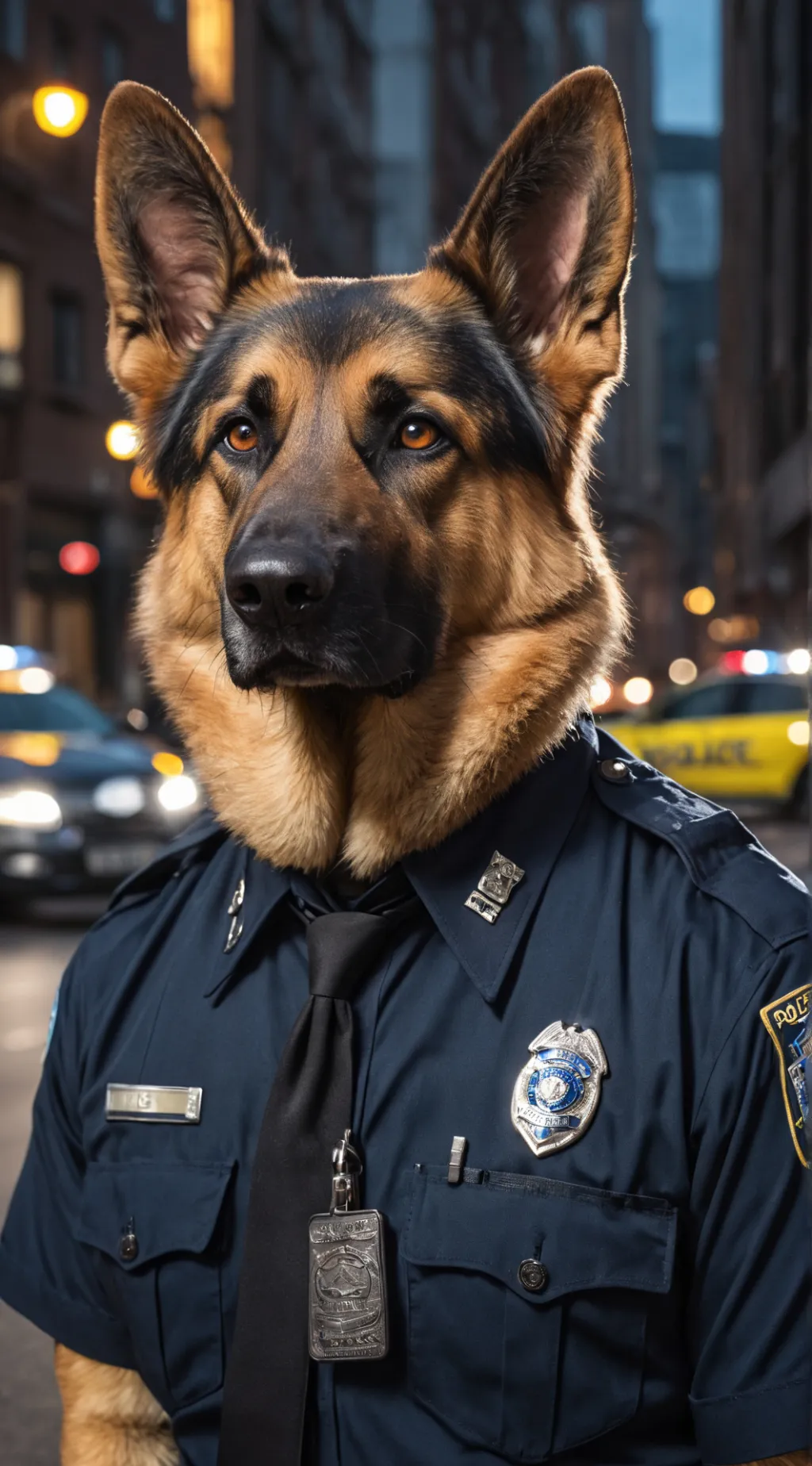 ai character: Dog Man background