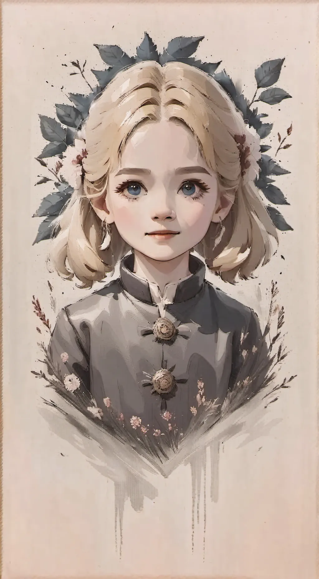 ai character: this is me a kid background