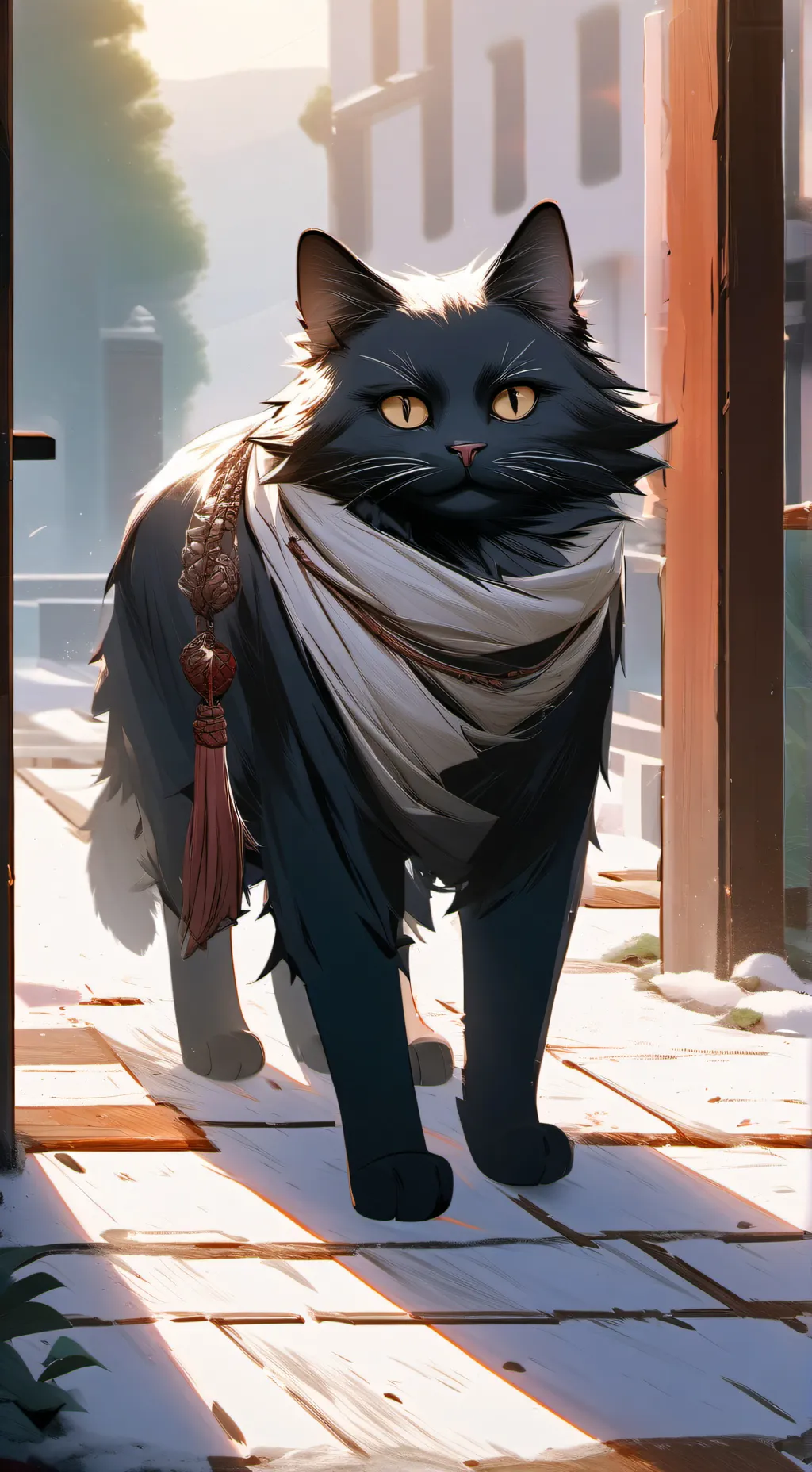 ai character: Lil Cat background