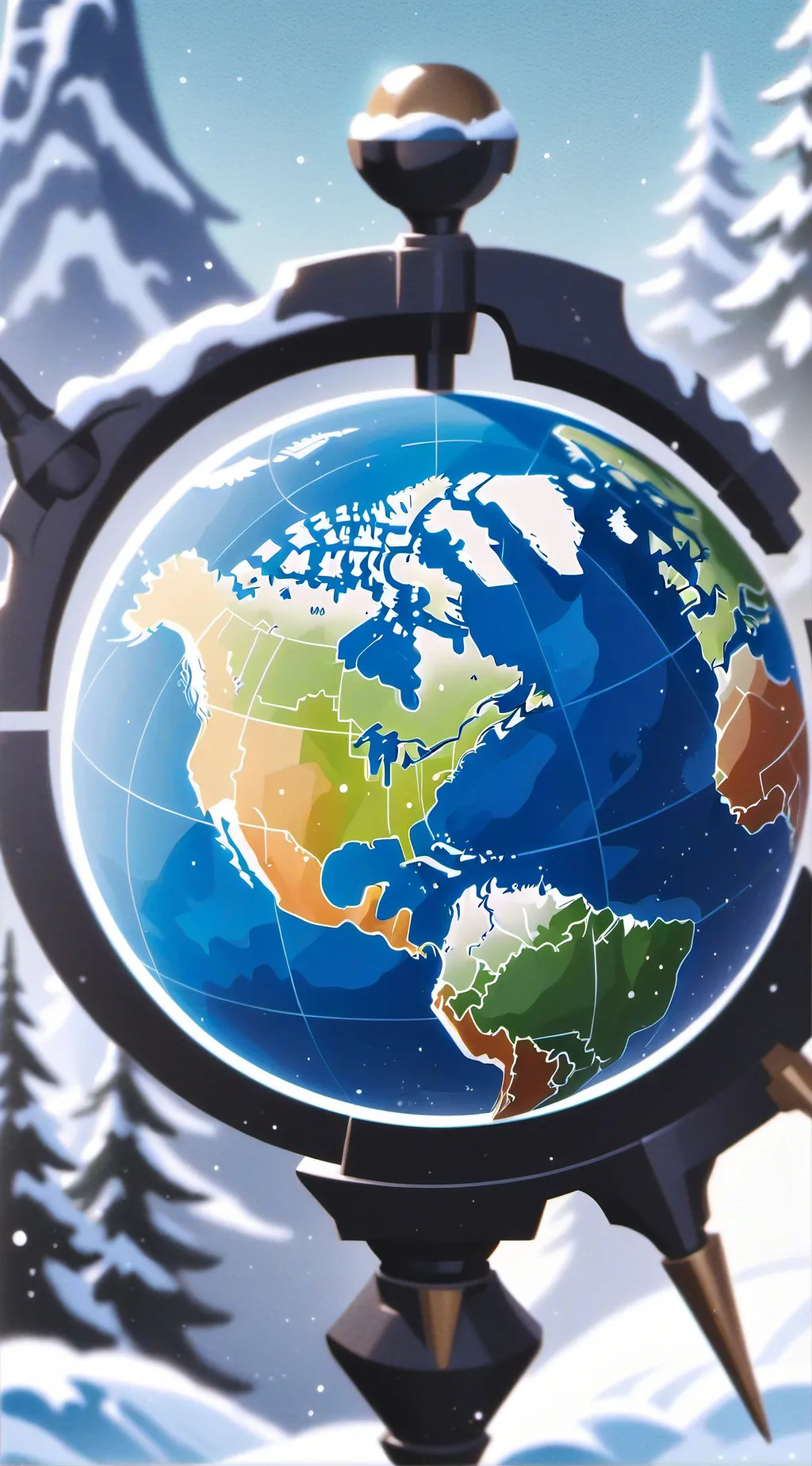 ai character: test de géo background