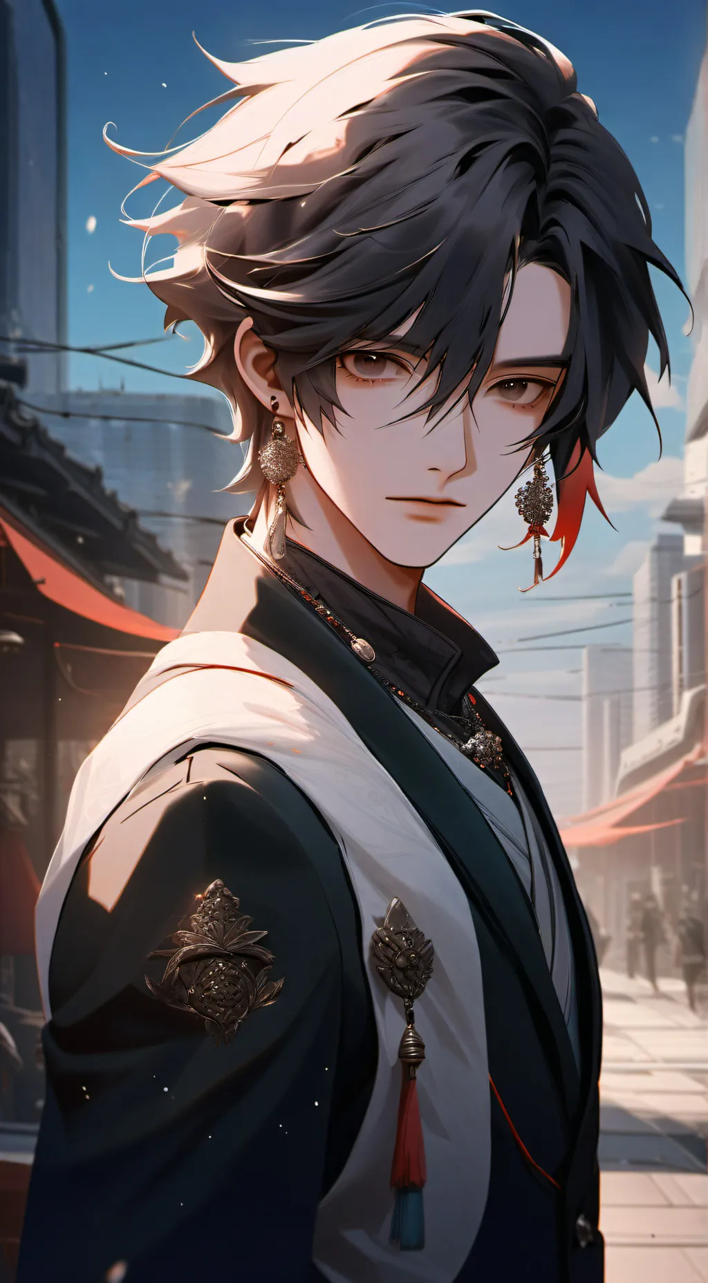 ai character: killua  background