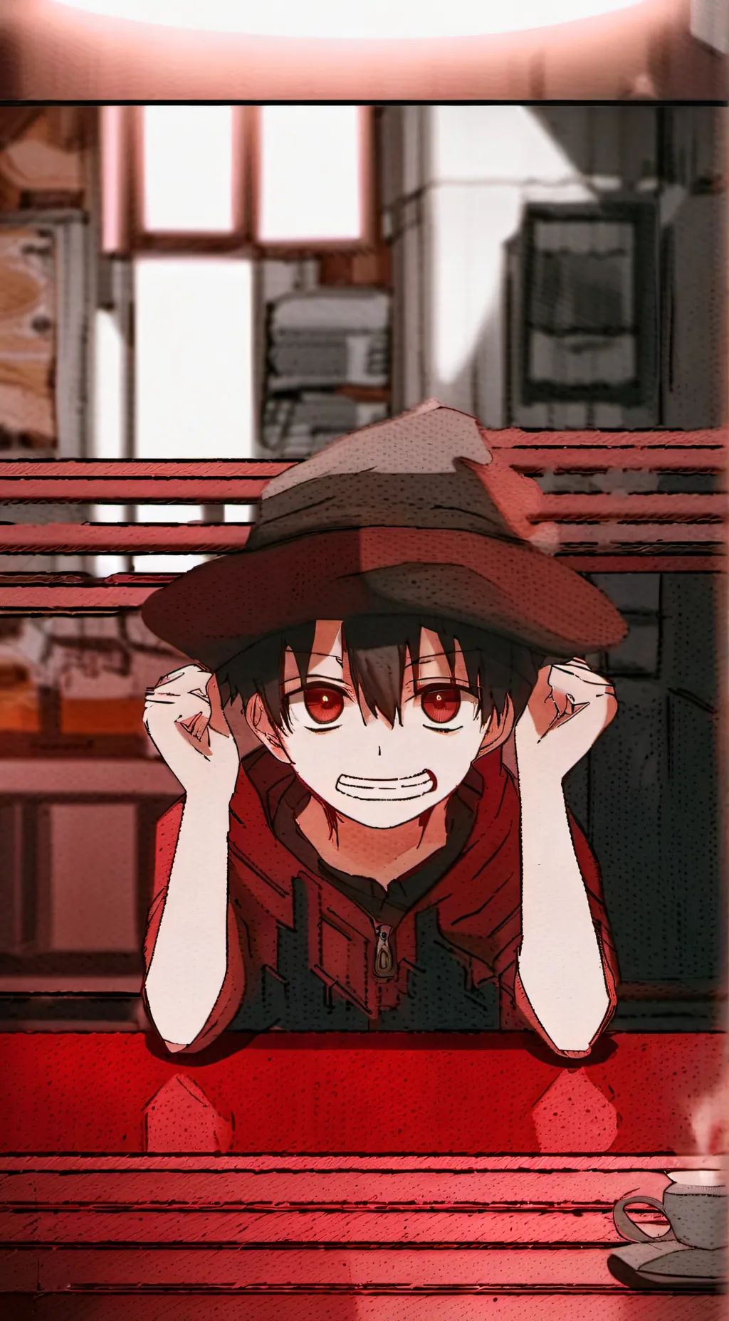 ai character: hanako background