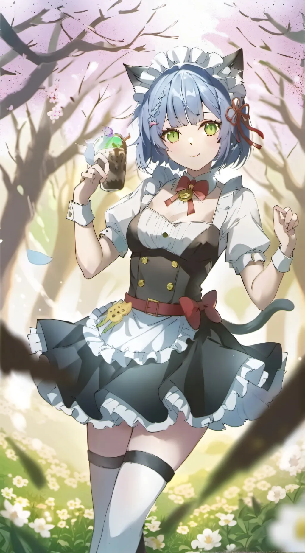 ai character: Rose background