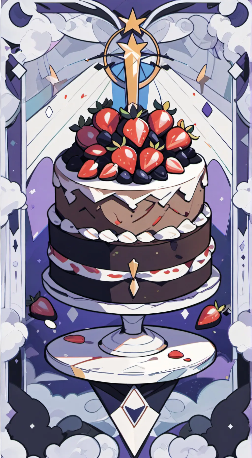 ai character: Sprout × Cosmo DW background