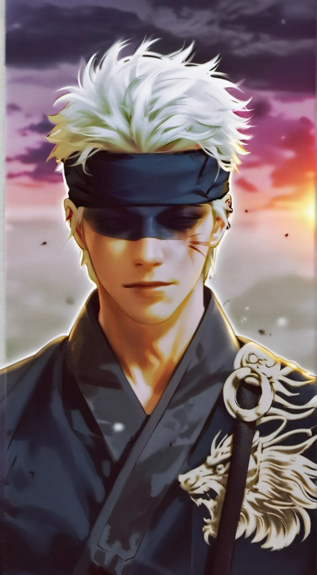 ai character: Half Gojo background