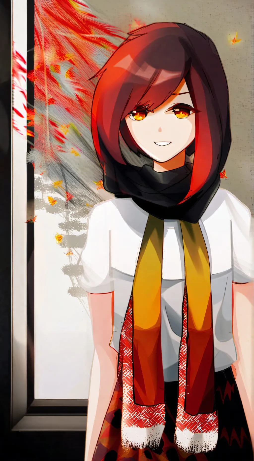 ai character: Вика background