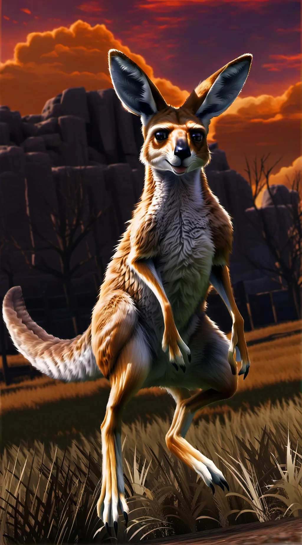 ai character: Sprunki Mustard background