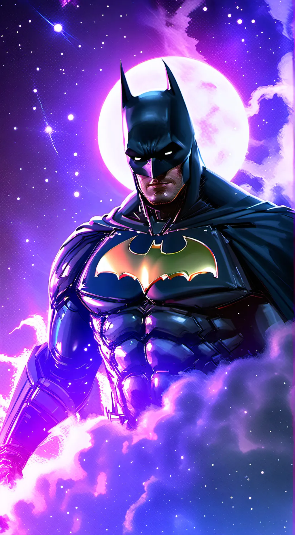 ai character: Soy batman background