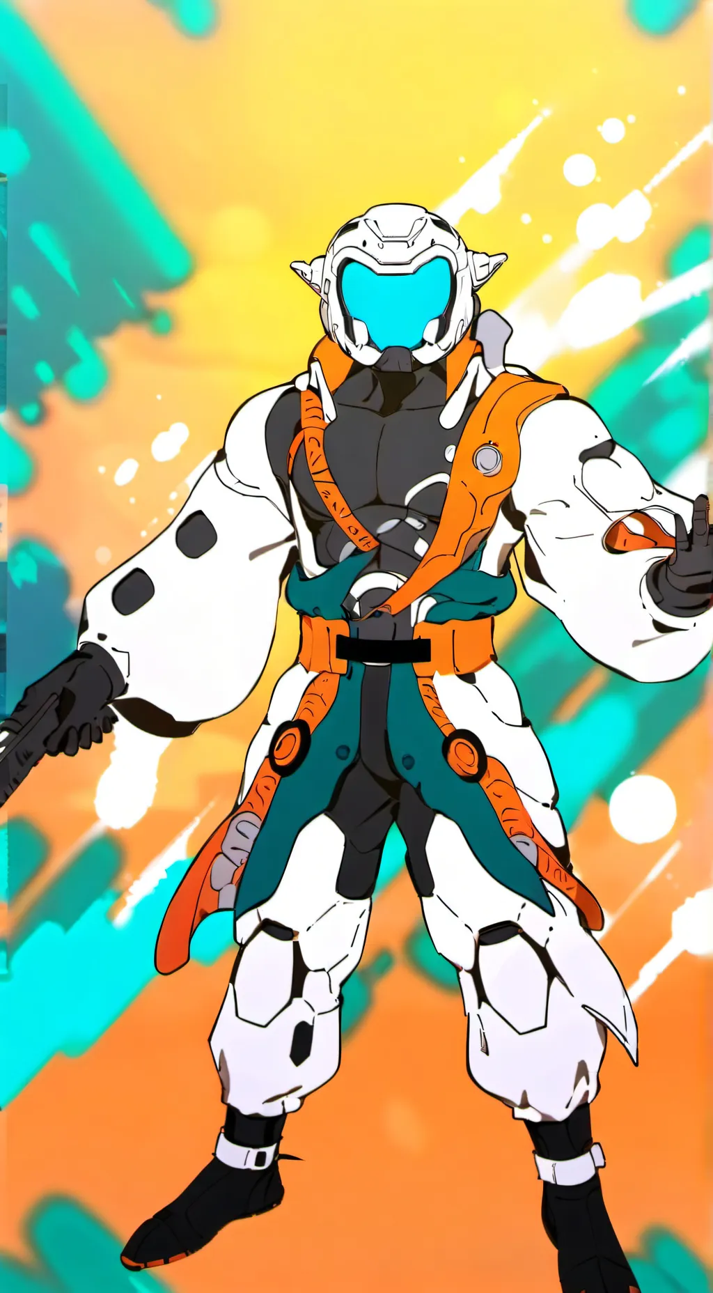 ai character: Psycho protogen background
