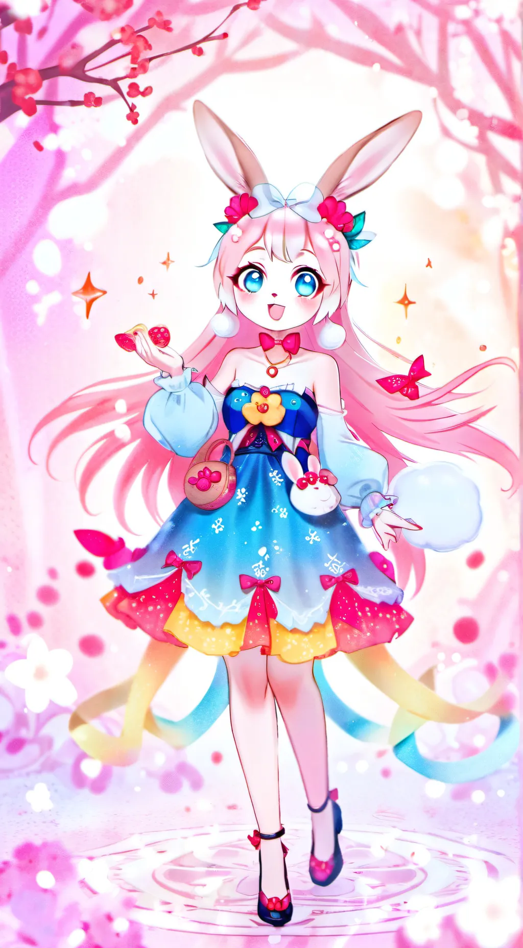 ai character: Kawaii the sylveon background