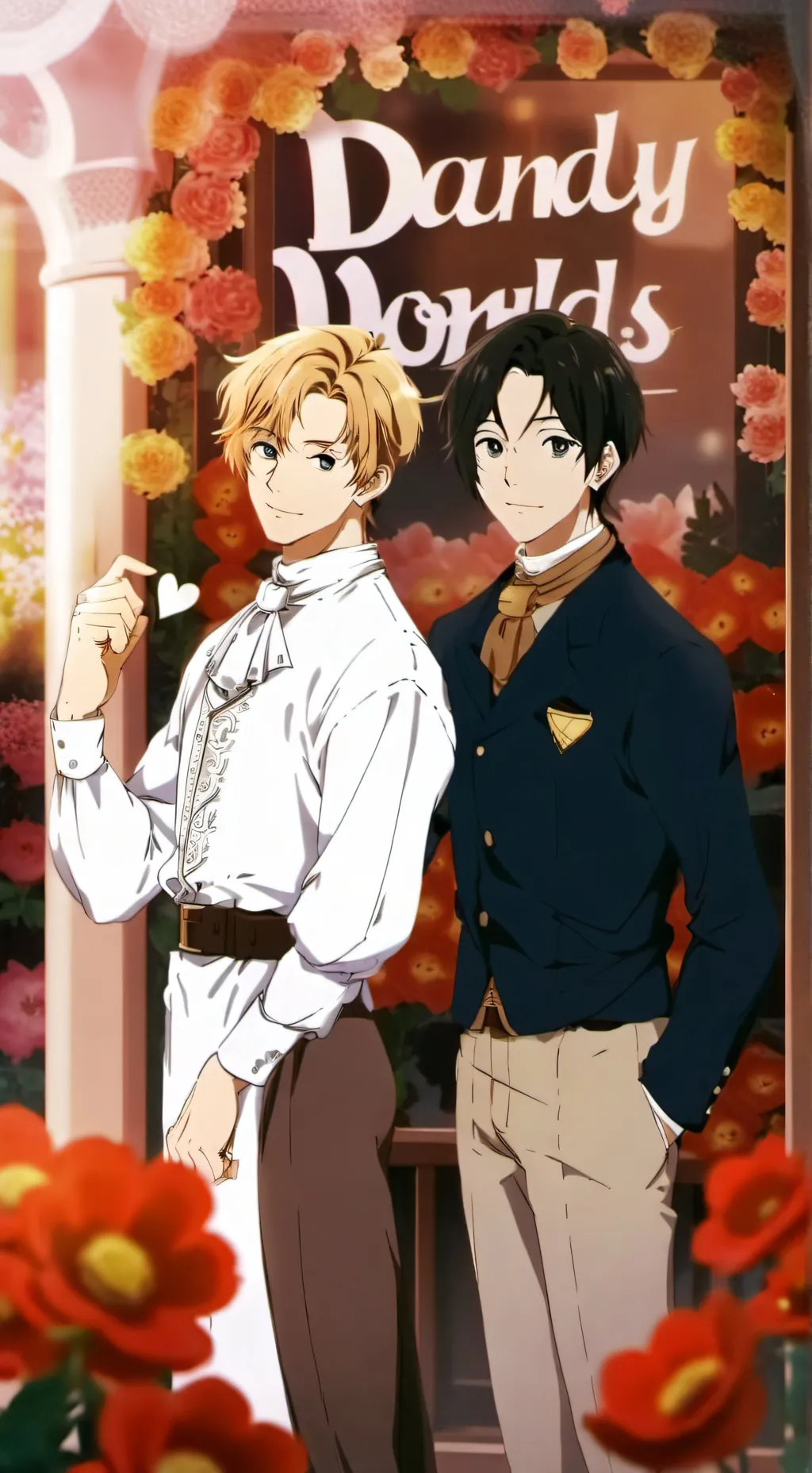 ai character: Dandys worldd background