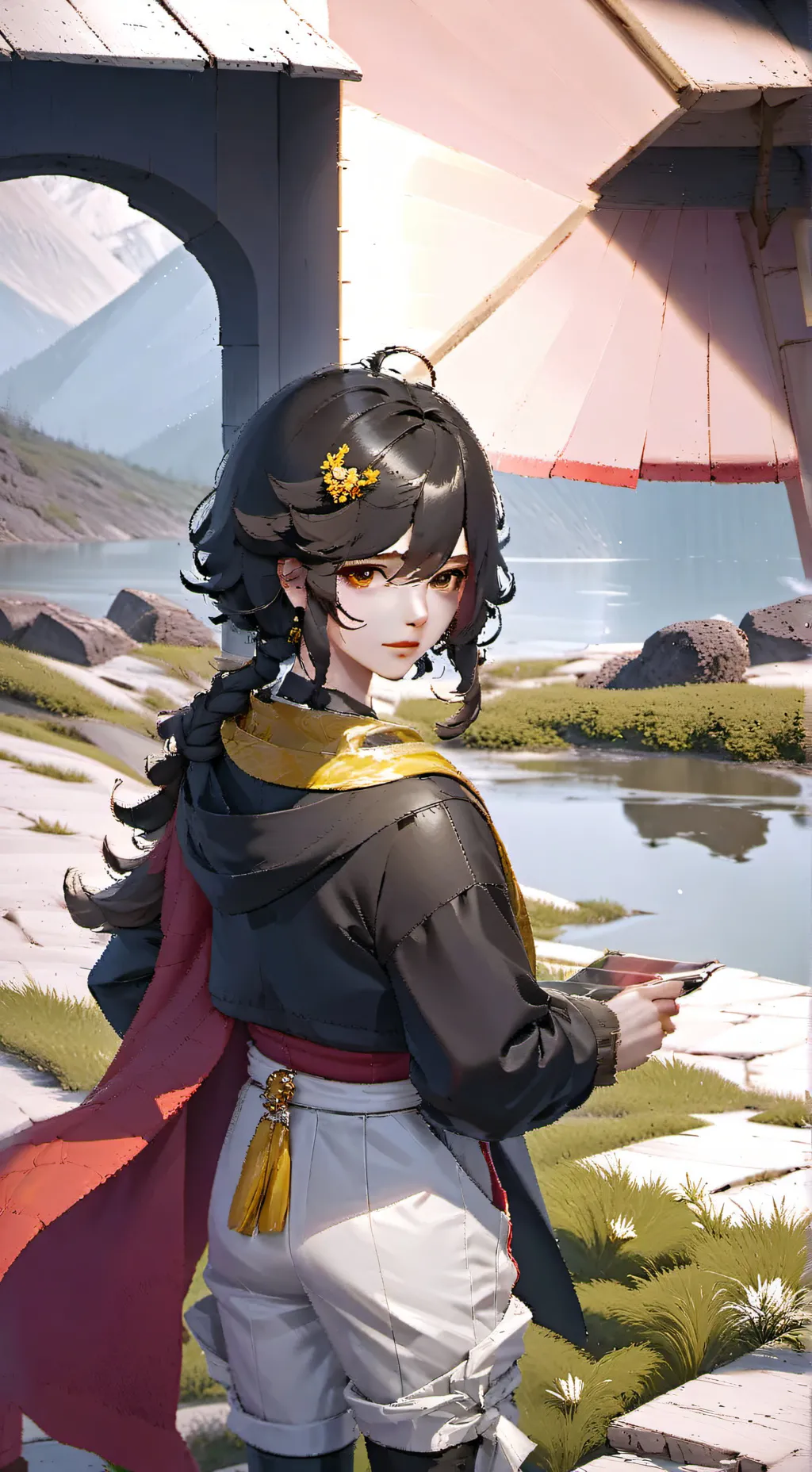 ai character: Elena❤️ background