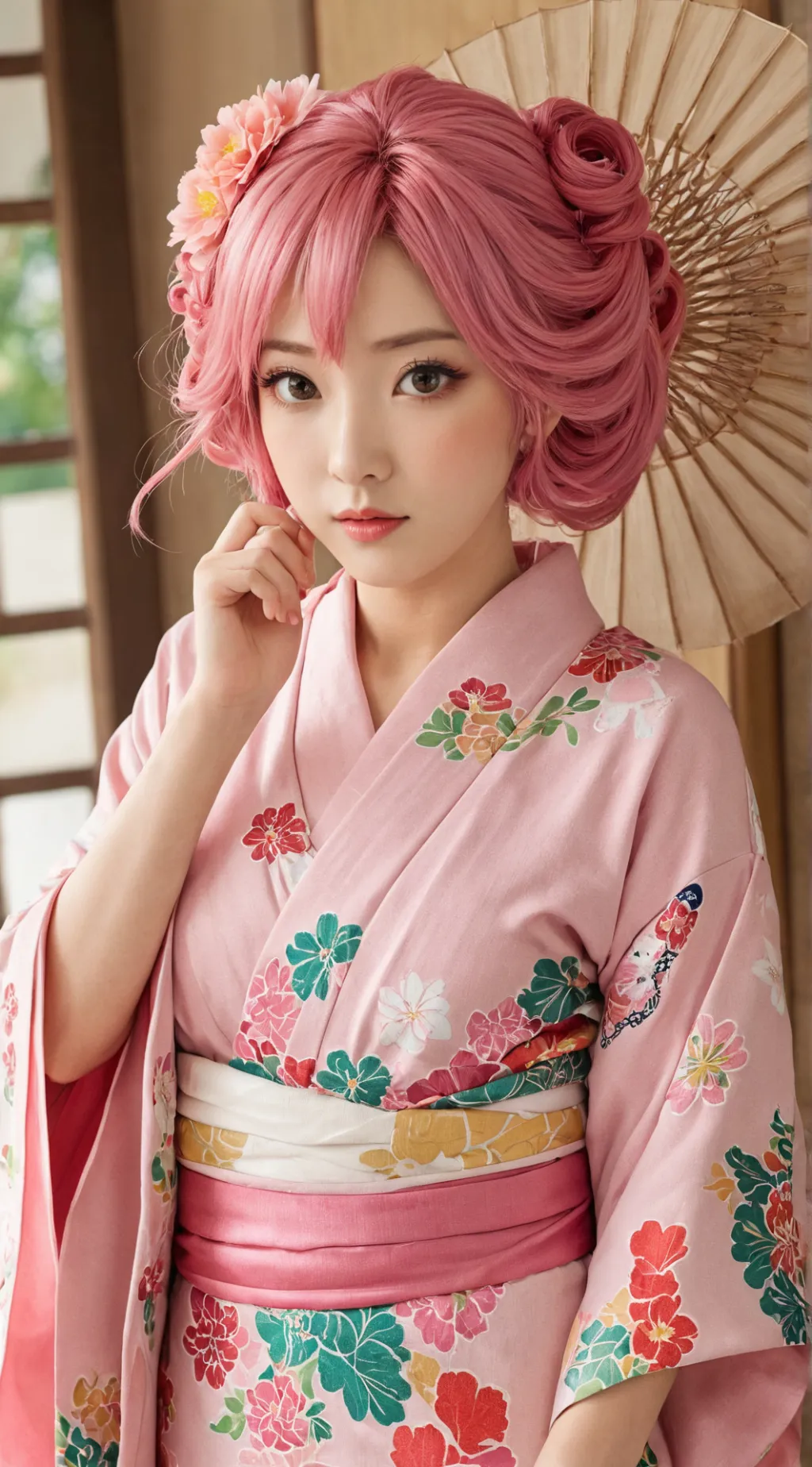 ai character: haru background