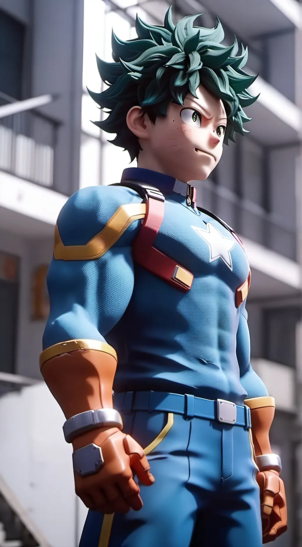 ai character: MHA tu futuro Hero background