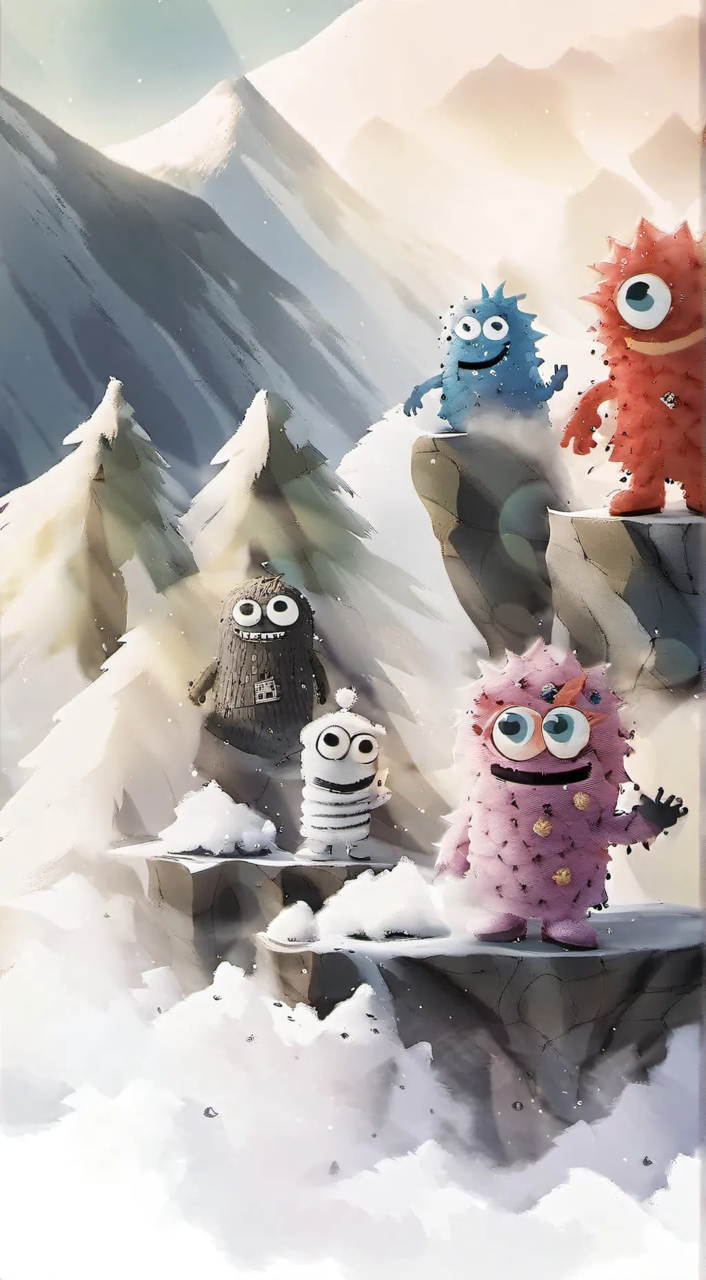 ai character: Yo Gabba Gabba background