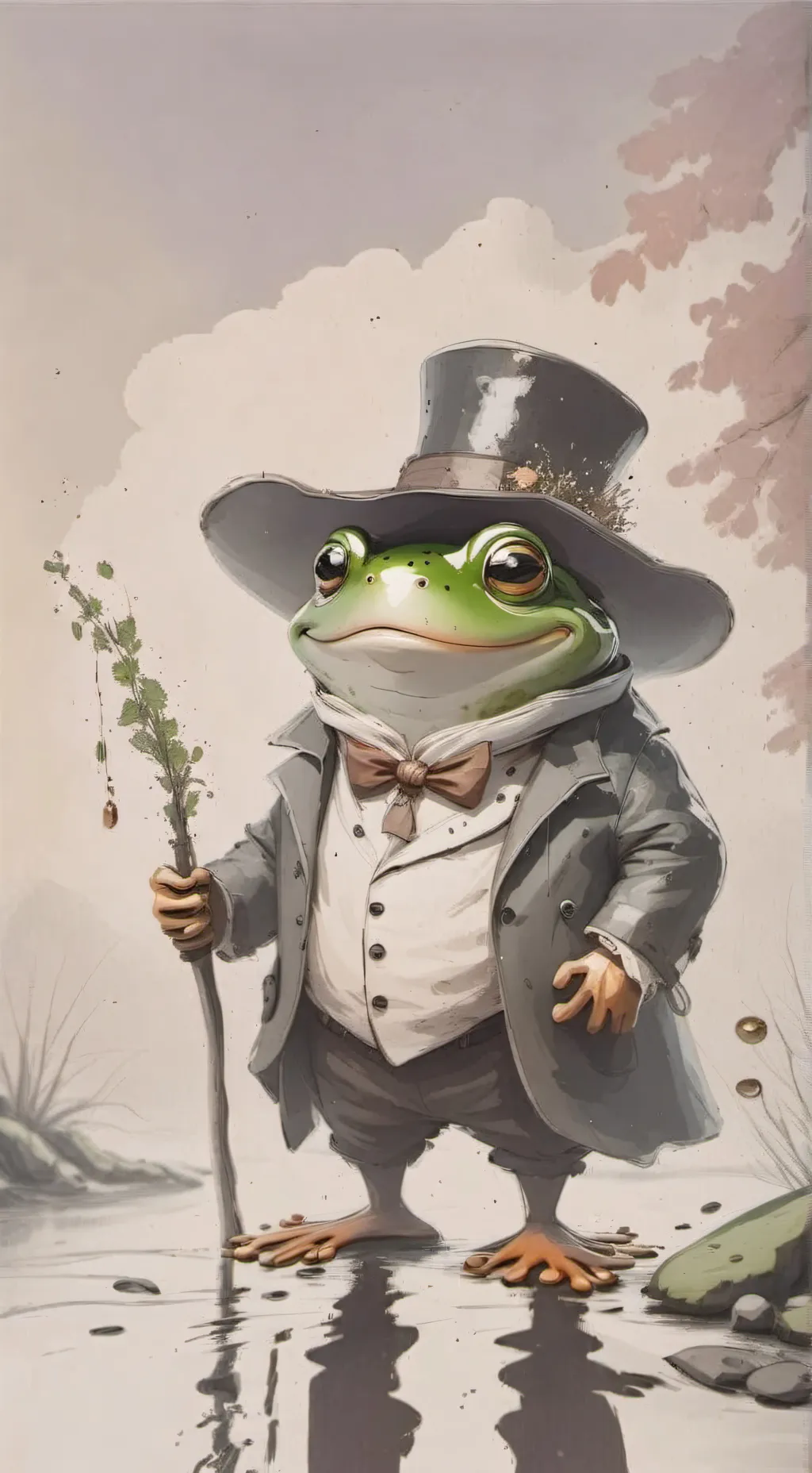 ai character: Торговец background