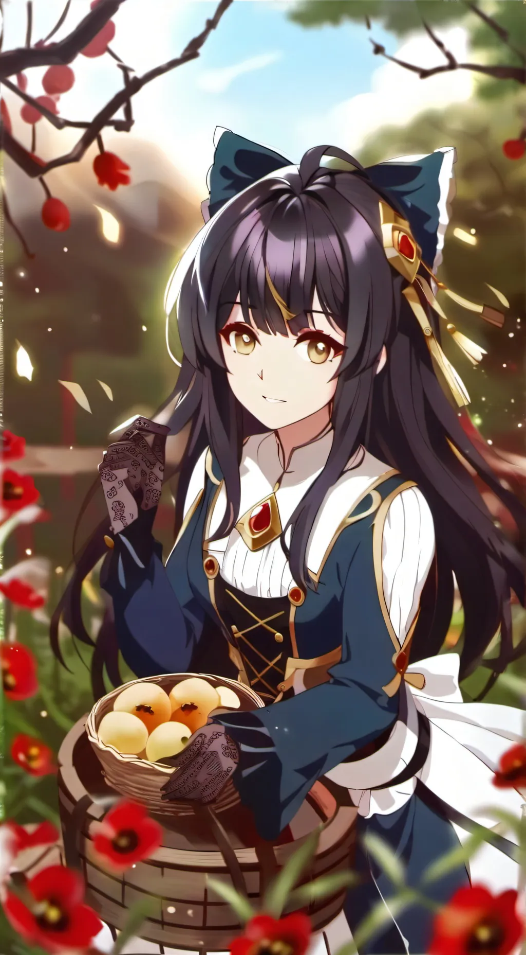 ai character: Flamme  background