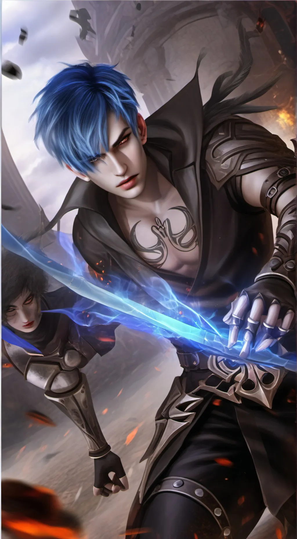 ai character: Terror  background