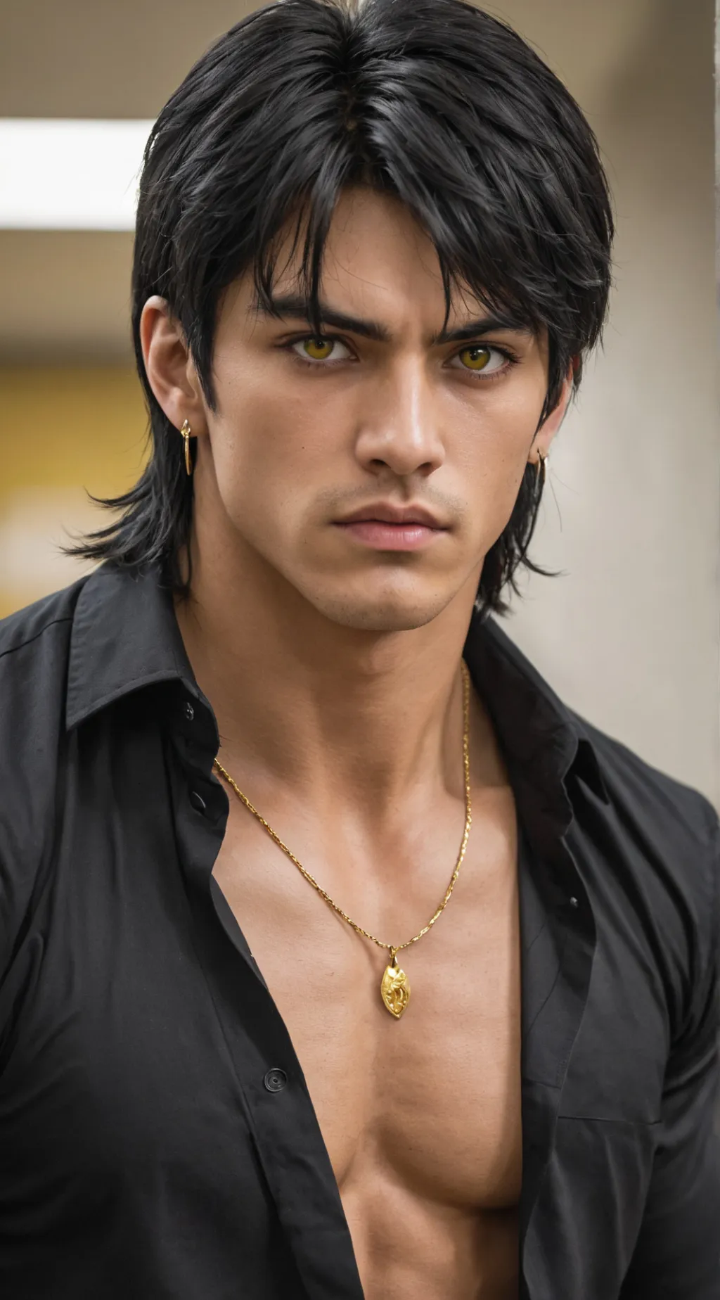 ai character: Derek  background