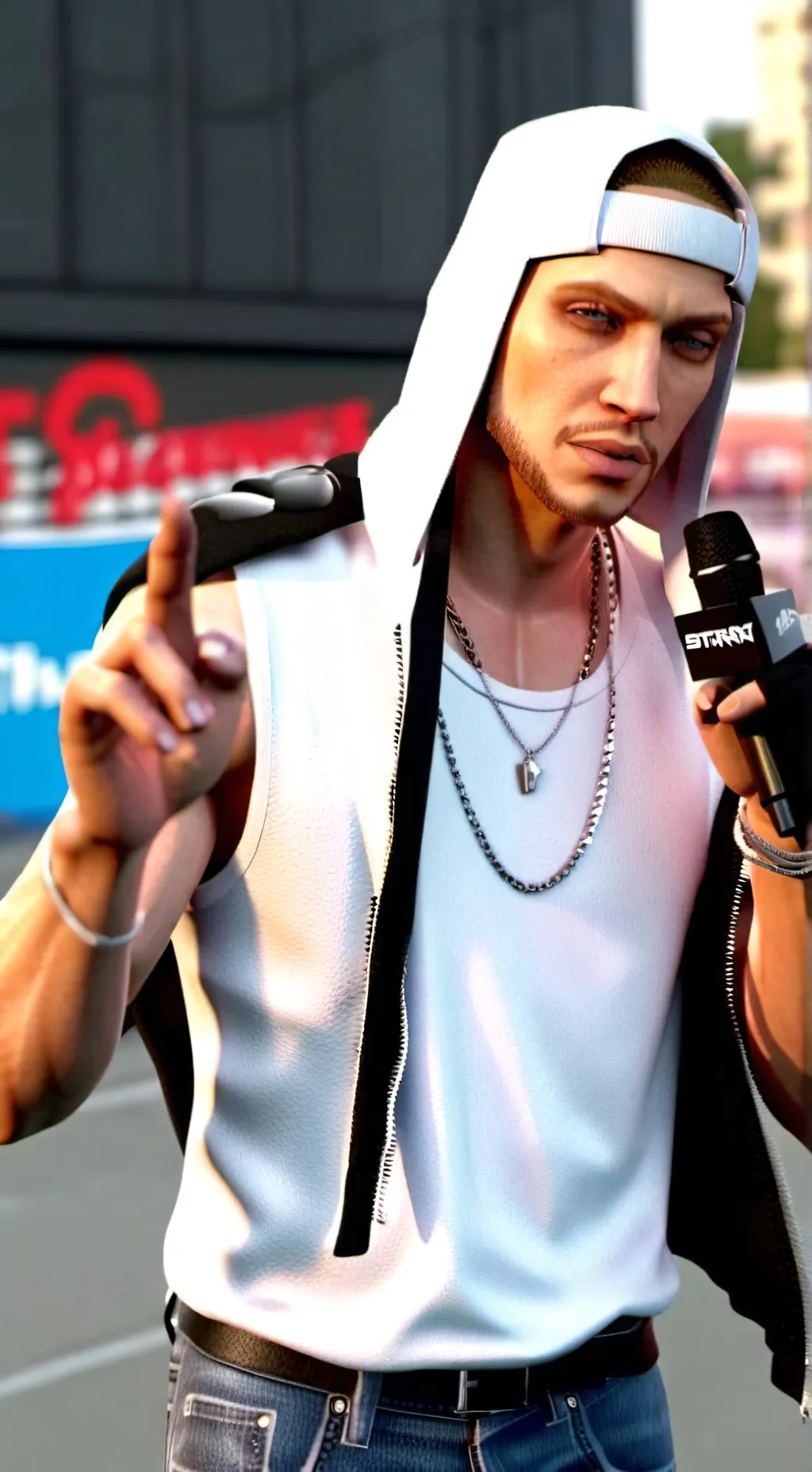 ai character: 🎤Rap Battle🎧 background