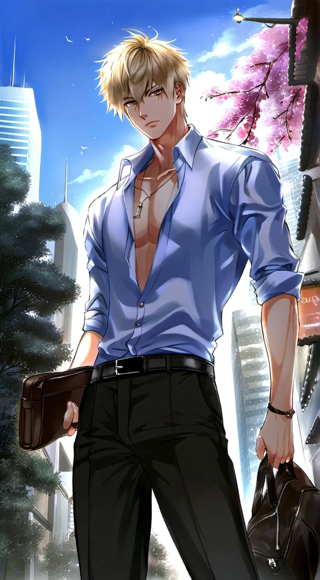 ai character: bakugo love potion background