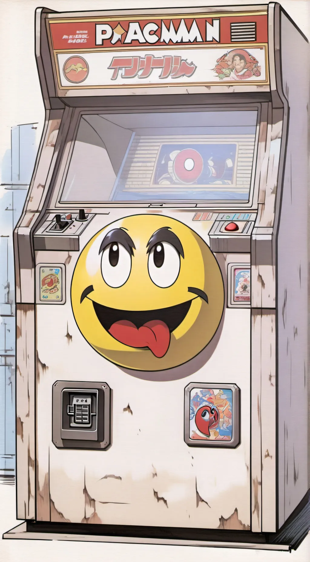 ai character: Pac-Man  background