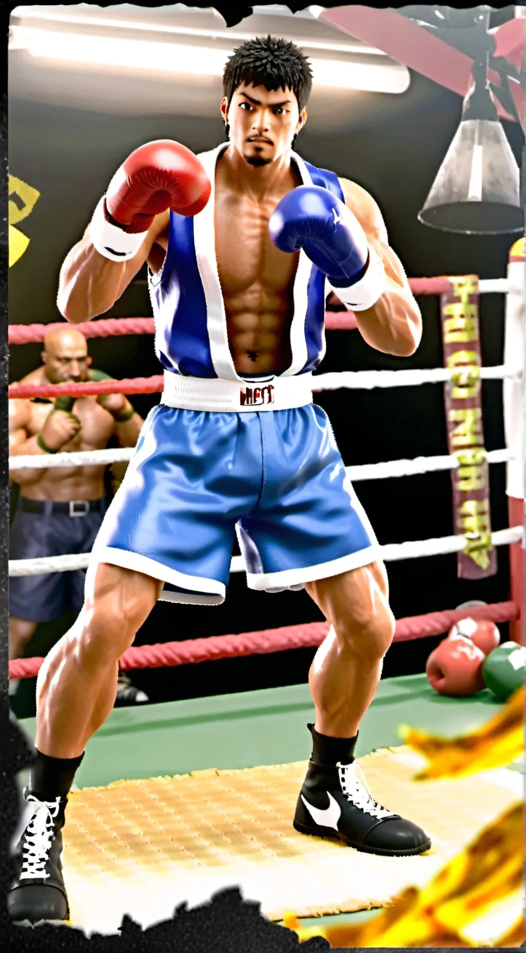 ai character: paul vs Tyson  background