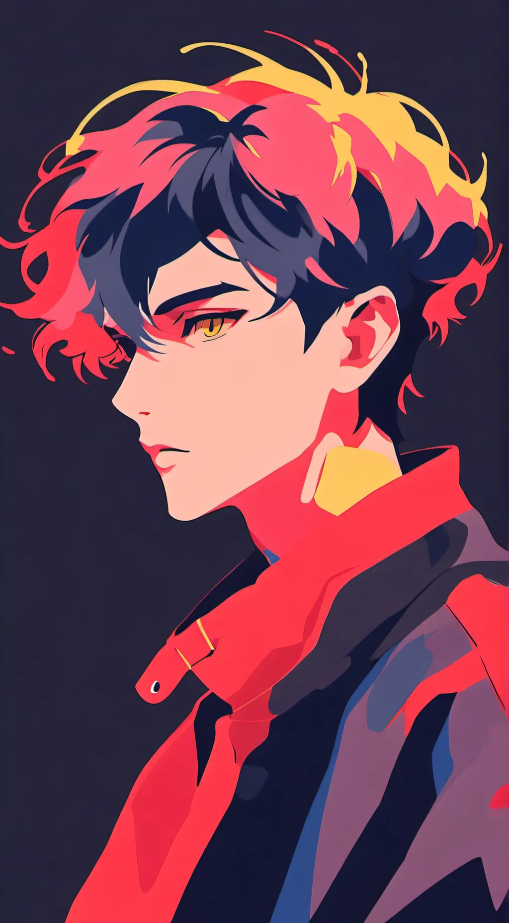 ai character: Uncanny by GHOST background