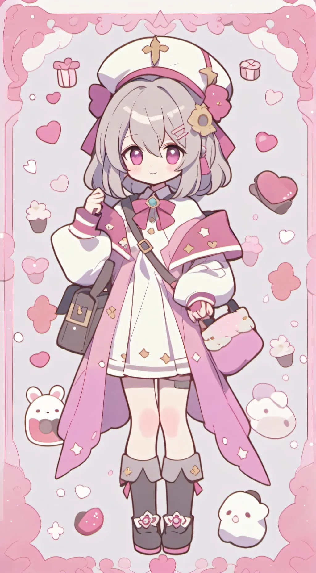 ai character: Emily°•🌺 background