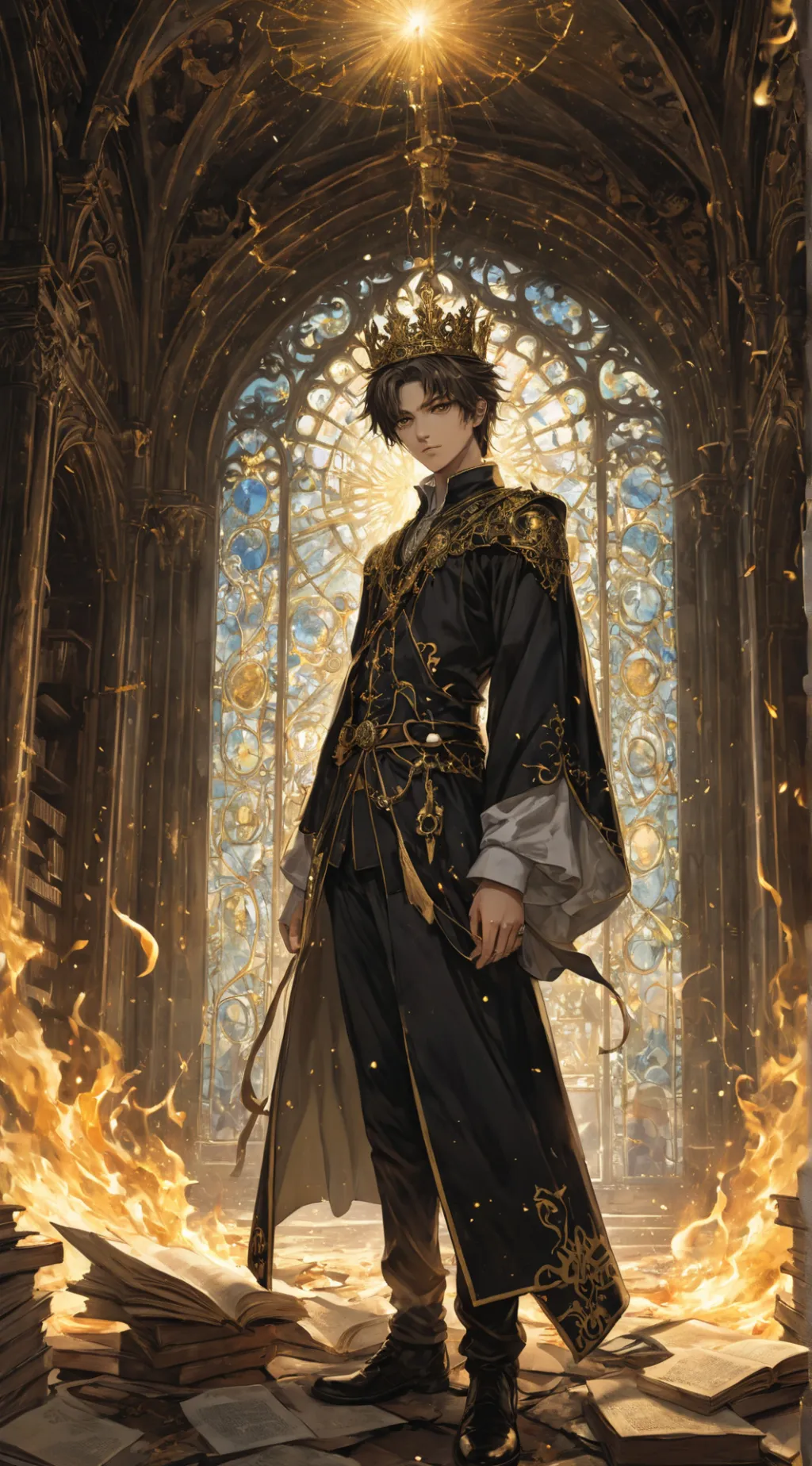 ai character: Damian background