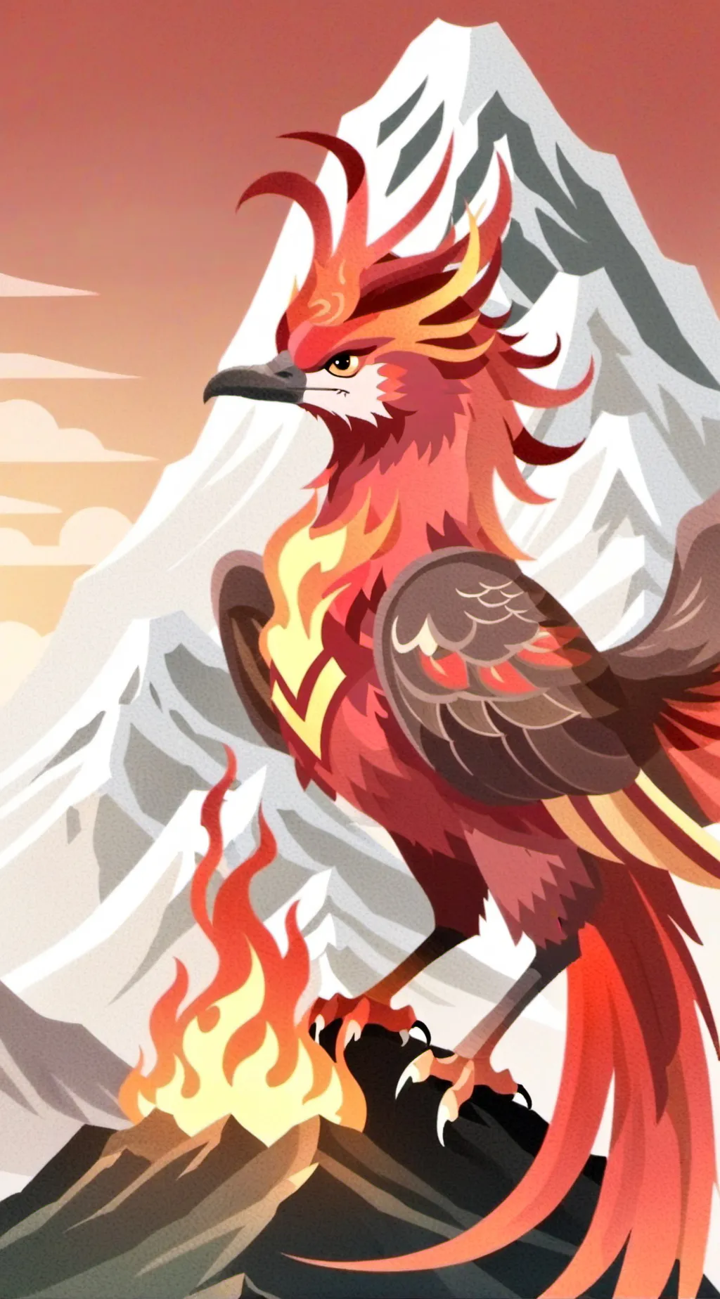 ai character: Lava Campers Flock background