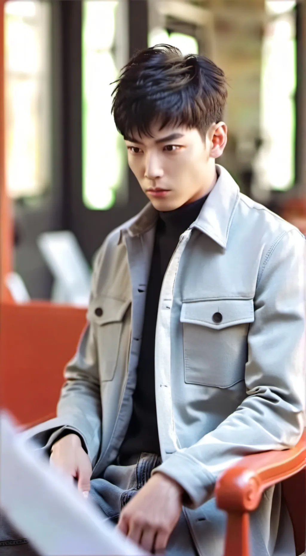 ai character: Top  background