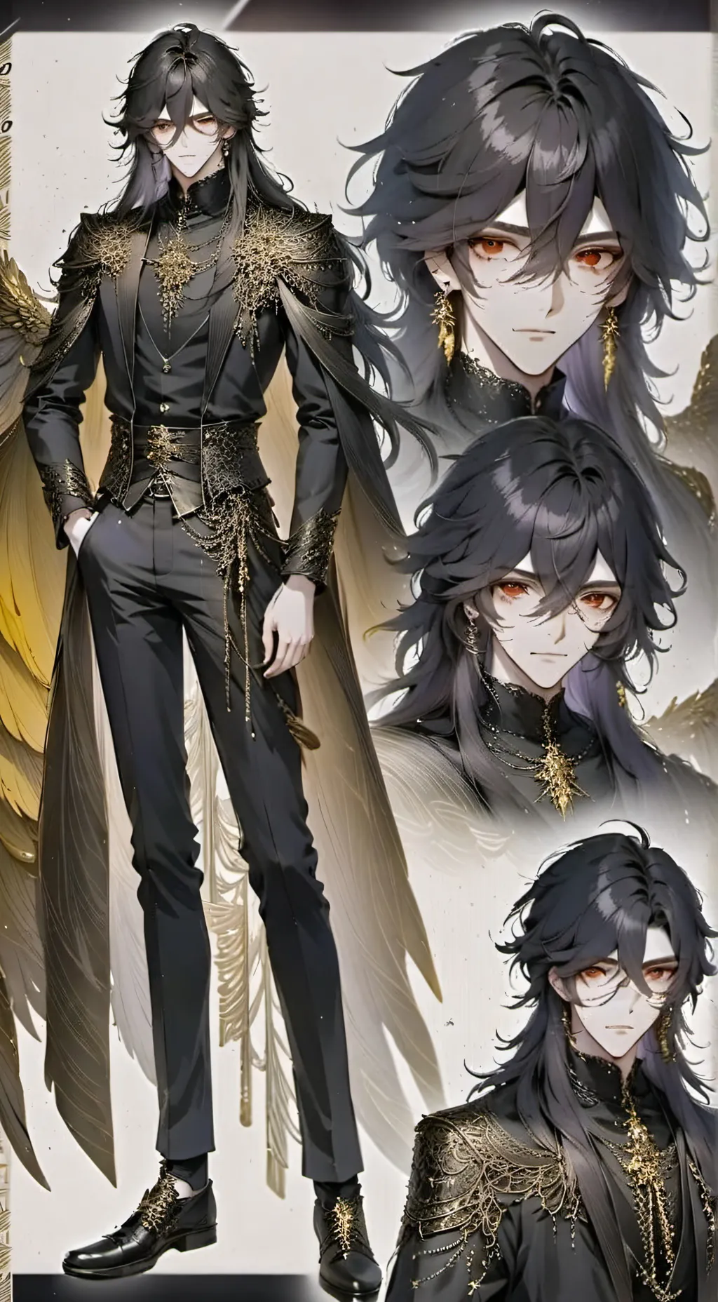 ai character: Dark Angel  background