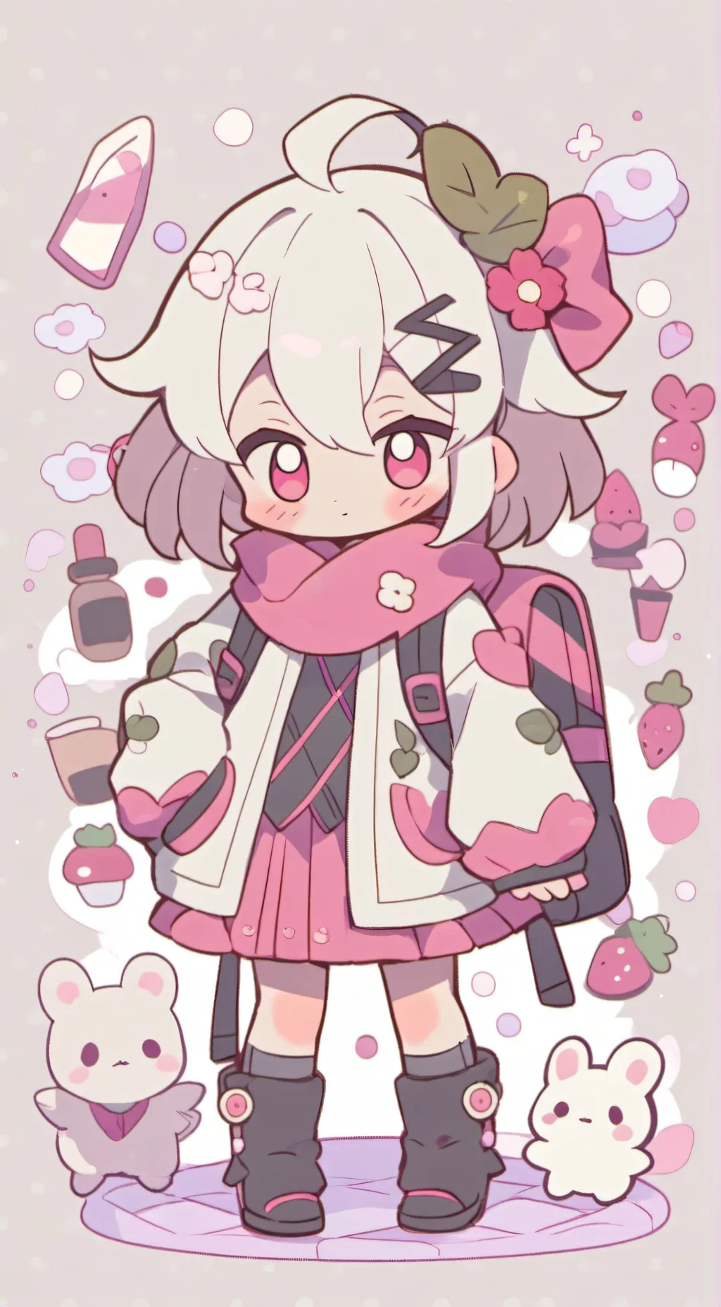 ai character: Sentientkpau angel background