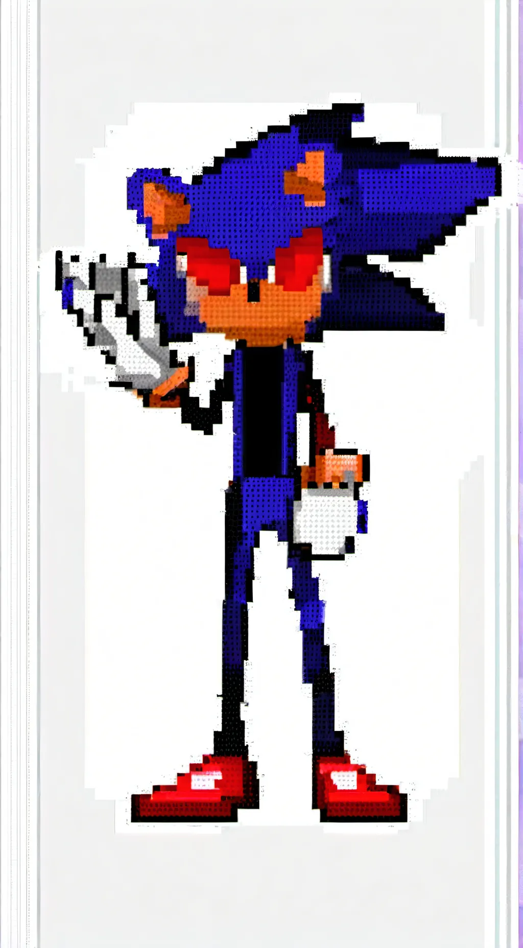 ai character: Sonic EXE  background